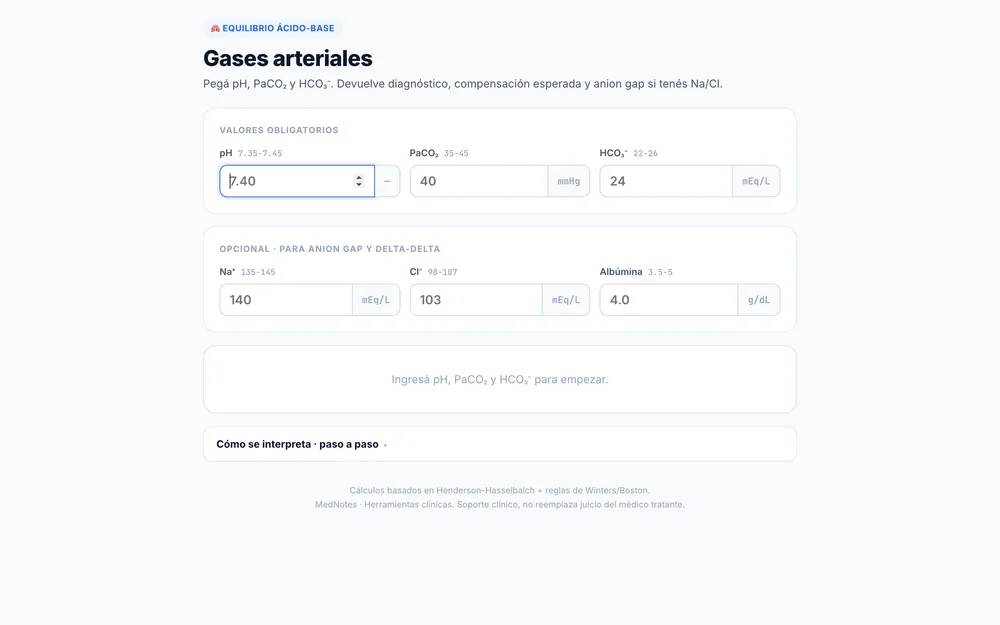 Captura de Gases Arteriales
